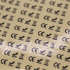 PL03 Custom 3d Stickers Electroforming Letter Raised Thin Transfer Metal Logo Nickel Sticker for Machine