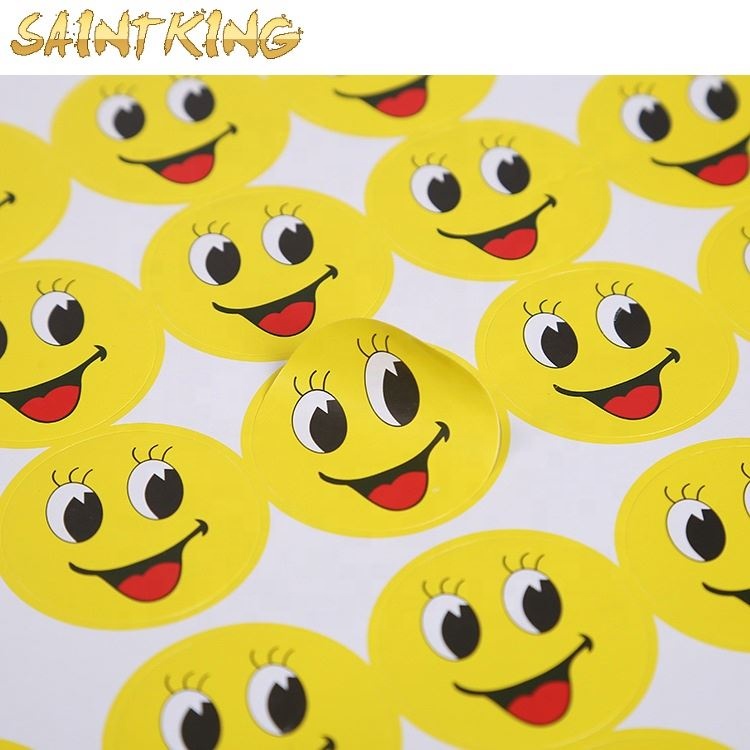 PL03 New stly custom cute head portrait tattoo sticker smiling interesting smile face stickers children kids toy