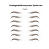 6D~ZX009 4d 3d eyebrows tattoo stickers kit makeup private label