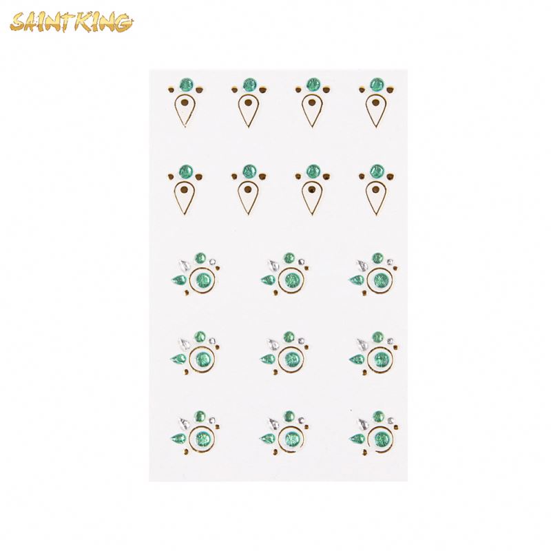 NS750 Nails Art Stickers 3d Manicure Water Decals Transparent Flower Nail Decals