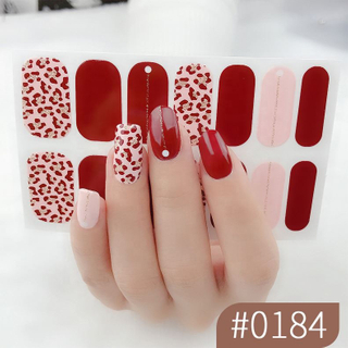#0184 hot sale Xmas Design christmas nail stickers for nail art