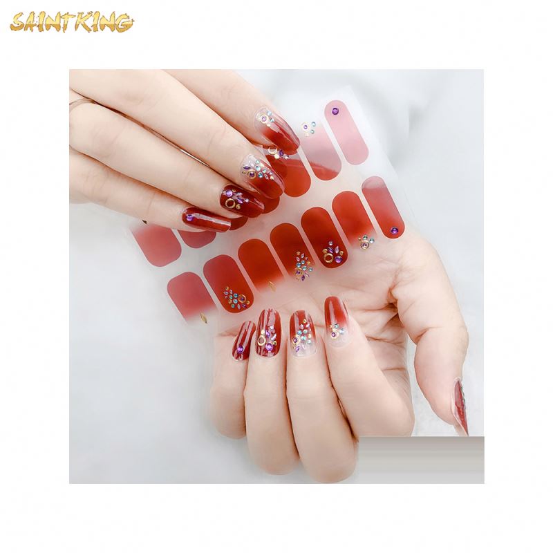 NS484 Top Selling Fashionable Hot Selling New 3d Nail Sticker