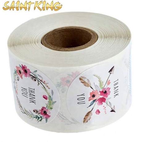 PL01 Adhesive Custom Round Product Private Labels Color Printing Essential Oil Labels