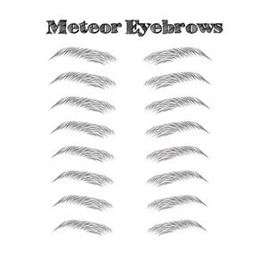 6D~ZX009 wholesale realistic long lasting waterproof fake 4d imitation eyebrow tattoo for girls