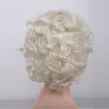 KCW01 Swiss Lace Ginger Blonde Loose Wave Brazilian Cuticle Aligned Hair Lace Frontal Wigs