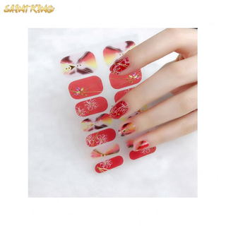 NS147 non-toxic nail polish strips korean trendy nail stickers