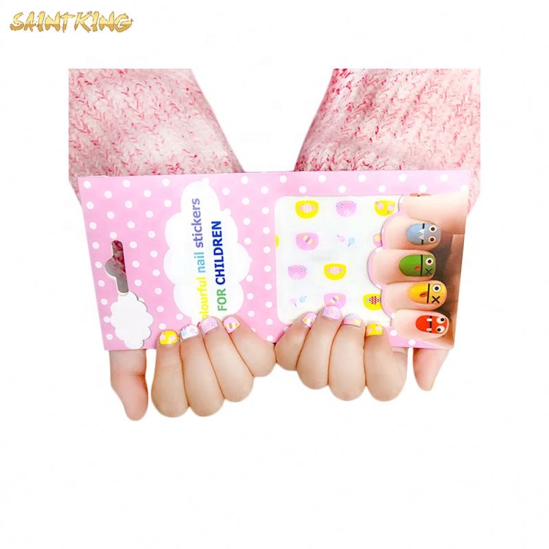 NS312 Wholesale Price Customized Designs Nail Wraps Oem/odm Kids Nail Polish Sticker for Girl