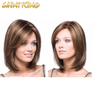 MLCH01 Wholesale on Time Great Quality Delivery Synthetic Hair 16'' Bob Straight Blended Blonde Lace Front Wigs