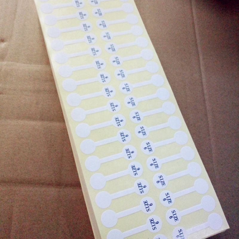 PL03 Custom Die Cut Transparent Self Adhesive Vinyl Product Stickers Printed Logo Label Roll Pack