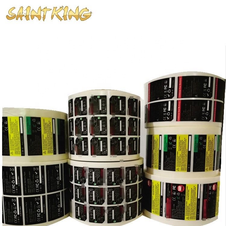 PL03 Wholesale Customized Hot Stamping Gold Foil Clear Pvc Sticker Label Printing