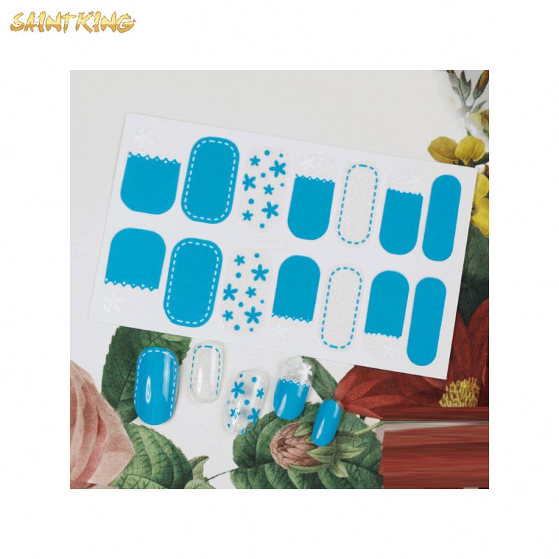 NS485 14 Strips New Design Gel Polish Stickers for Nail Art