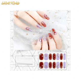 NS108 factory price design style and finger application nail sticker wholesale