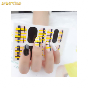 NS582 Factory Price 3d Nail Art Stickers for Nails Sticker Decorations Manicure
