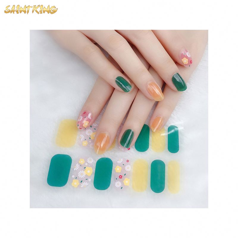 NS484 Top Selling Fashionable Hot Selling New 3d Nail Sticker
