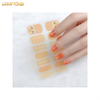 NS544 High Quality 14 Strips Hot Sale Best Price Custom Nail Wraps 3d Nail Wraps Supplier in China