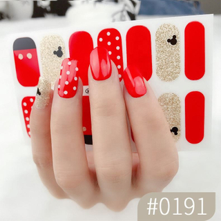 #0191 2020 letter designers nail stickers /custom nail sticker
