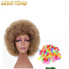 Popular Short Afro Curly Black Bob Wig with Bangs Shoulder Length Synthetic Afro Kinky Curly Wigs for Black Women