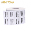 PL01 Custom Self Adhesive 1" Round Seal Label Roll Thank Your Sticker Floral