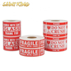 PL01 Accept Custom Printing Adhesive Packaging Label Sticker Roll Logo Thank You Stickers Printed