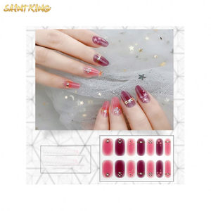 NS510 Acceptable Oem Service And Environmental Protection Printing Beauty Sticker 3d Nail Sticker
