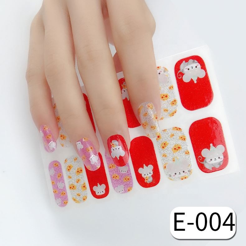 E-001 new arrival 12 colors butterfly nail sequins powder for nail art decoration
