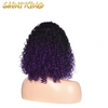 MLSH01 Noble Hot Sale Cheap Wig Machine Made Short Curly Colored Synthetic Hair Wigs for Black Women Heat Resistant
