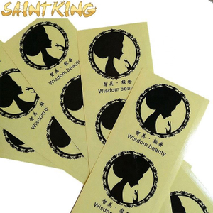 PL01 easy to tear custom blank vinyl eggshell sticker paper