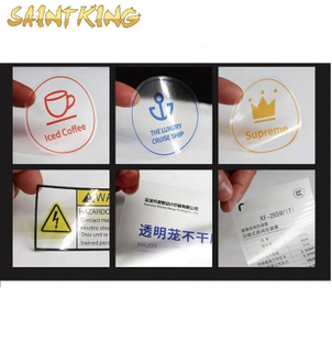 PL03 Customized Logo Sticker 3d Emboss Label for Packaging Boxes