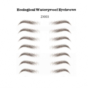 6D~ZX009 eyebrow brow sticker tattoo stickers products waterproof