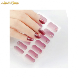 NS243 oem welcome nail stickers 3d nail art tip decals diy design manicure