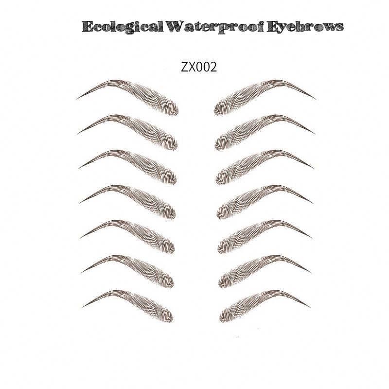 6D~ZX009 edm electronic syllables face paste center of eyebrow paste face sticker