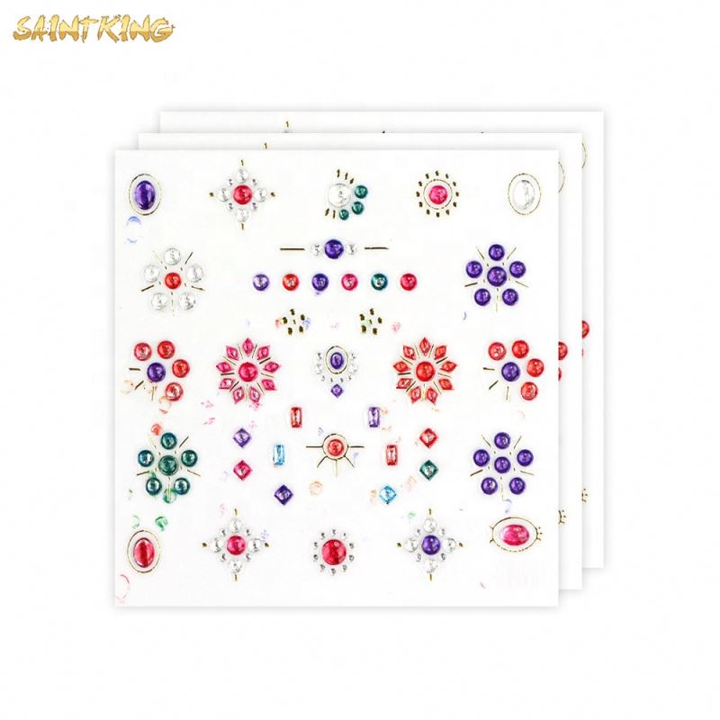 NS78 3d Nail Art Transfer Sticker with Island Style Design Decals for Nail Sticker Decorations