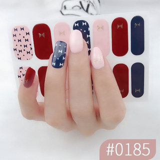 #0185 3D Nail Sticker Summer Flower Leaves Design Stickers for Nails