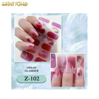 Z-102-2 Hot sales 5D nail water decals for DIY nail salon
