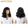 MLSH01 Long Black Heat Resistant Pre Plucked Lace Front Synthetic Hair Wigs for Black Women