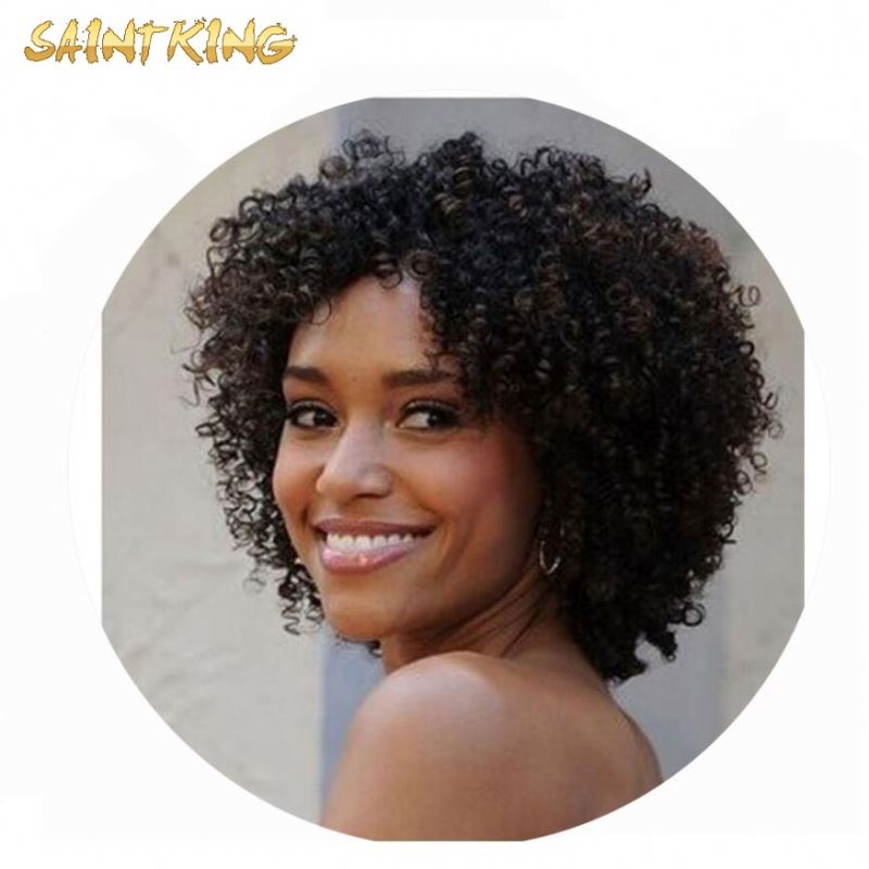 KCW01 150% Pixie Short Lulu Curl 4x4 Lac Closure Wig100% Cuticle Aligned Pre-plucked with Baby Hair Remy 4x4 Human Hair Wigs