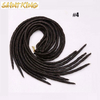 BH01 Afro Kinky Human Hair 22 Inch Black Locs