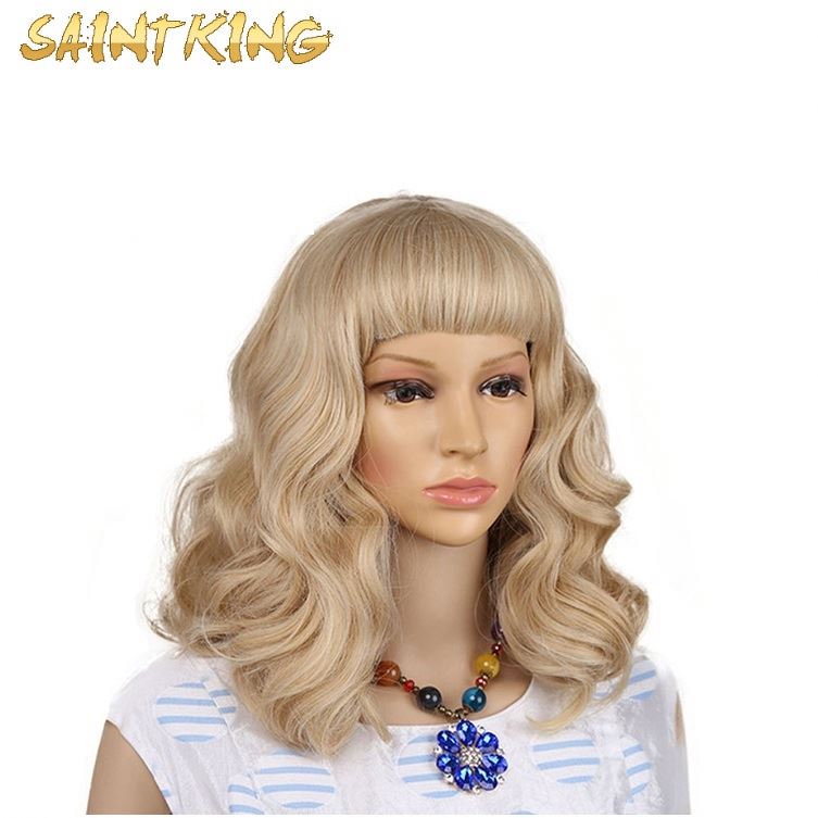 MLSH01 Factory Directly Competitive Price Synthetic Hair Wigs Top Quality Short Long Synthetic Lace Front Wigs Wholesale Vendors
