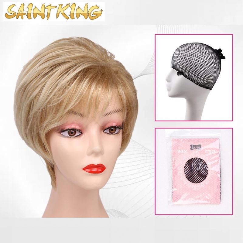 Wholesale Cheap Vendor Natural Straight Wave Short Bob Lace Frontal Wig Synthetic Hair for Black Women Lace Front Wig
