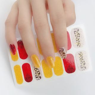 61(1) high quality manicure japanese colorful butterfly adhesive nail art sticker