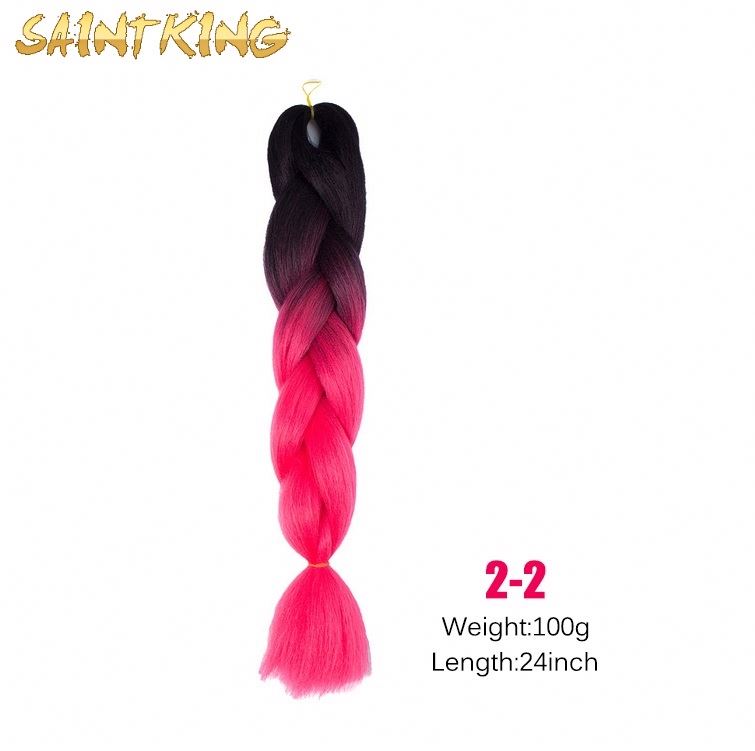 BH03 24" 100g Singal Color Jumbo Braid Hair Other Synthetic African Jumbo Braid Wigs
