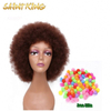 New Design Wholesale Cosplay Vendor Cheap Curly Water Wave Pink Short Bob for Black Women Synthetic Hair Wigs