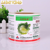 PL01 60mm*40mm custom printed barcode paper self-adhesive label sticker roll