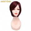 SLSH01 Short Bob Top Grade Vendor Fake Scalp Raw Indian Virgin Cuticle Aligned Hair Lace Front Wigs with Natural Hairline