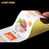 PL03 Gold Self-adhesive Waterproof Hologram Round Thankyou Stickers Roll for Envelopes