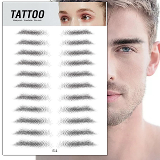 Waterproof Temporary Eyebrow Tattoo Stickers eyeliner Tattoo Auxiliary Sticker
