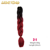 BH03 24" 100g Singal Color Jumbo Braid Hair Other Synthetic African Jumbo Braid Wigs