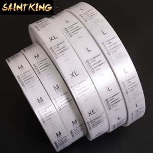 PL01 self adhesive thermal transfer label barcode label semi gloss paper printing thermal transfersticker labels
