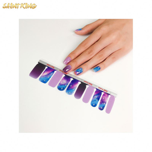 NS669 Custom 3d Laser Colors Butterfly Nail Stickers Nail Art Decoration Sticker