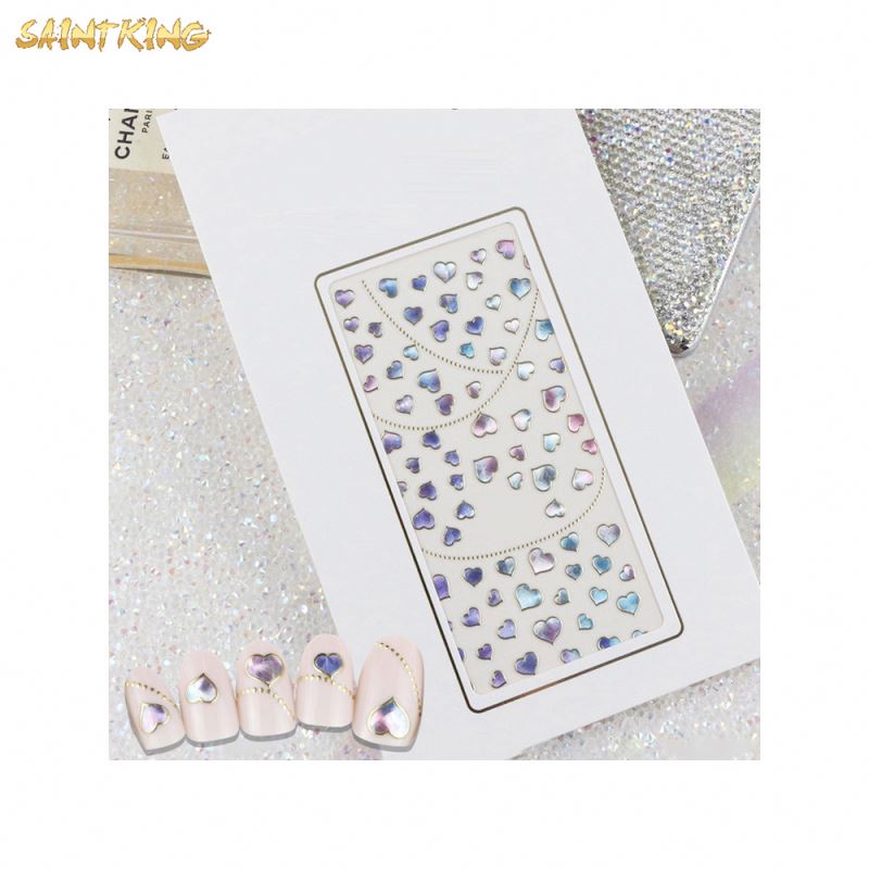 NS715 Leopard Print Nail Art Stickers Decals Nail Sticker Self-adhesive Nail Tips Decorations for Girls Women